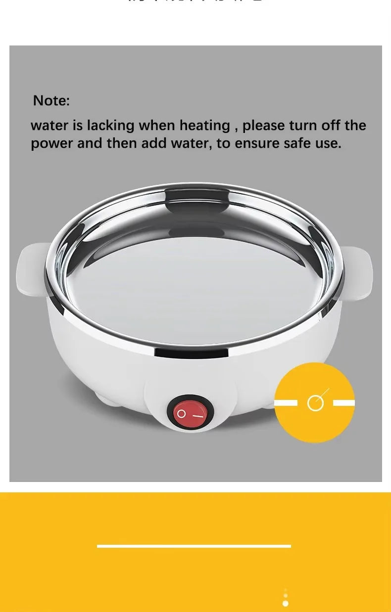 Multifunctional Electric Egg Cooker Automatic Egg Boiler 7 Eggs Mini Egg Streamer Kitchen Breakfast Machine Mini Egg Boiler