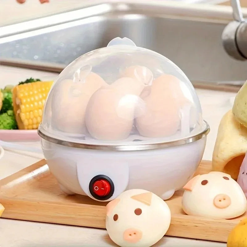 Multifunctional Electric Egg Cooker Automatic Egg Boiler 7 Eggs Mini Egg Streamer Kitchen Breakfast Machine Mini Egg Boiler