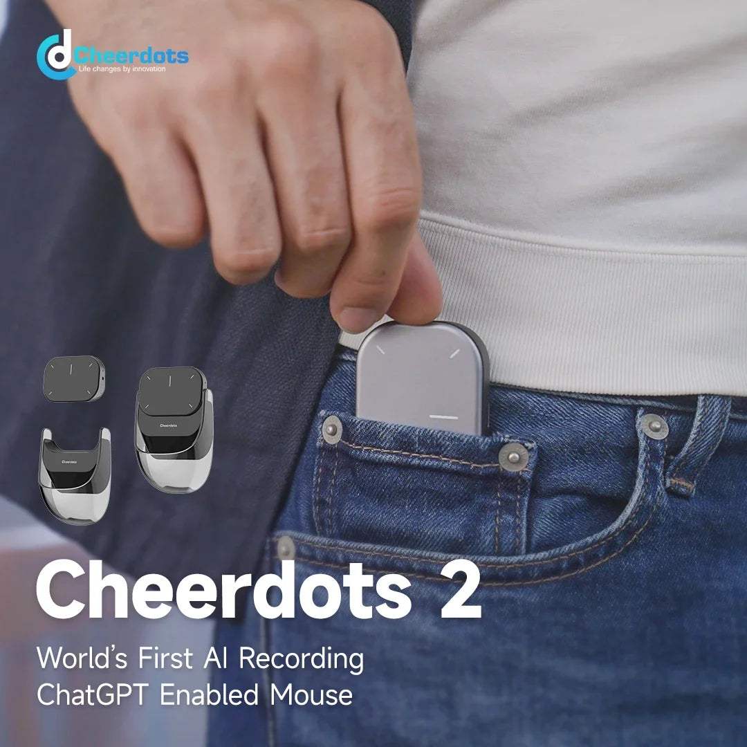 Cheerdots Cheerdots2 Wireless Detachable Air Mouse 2Mode Touchpad All-in-one Pocket Lightweight Customized Office Gaming Mouse
