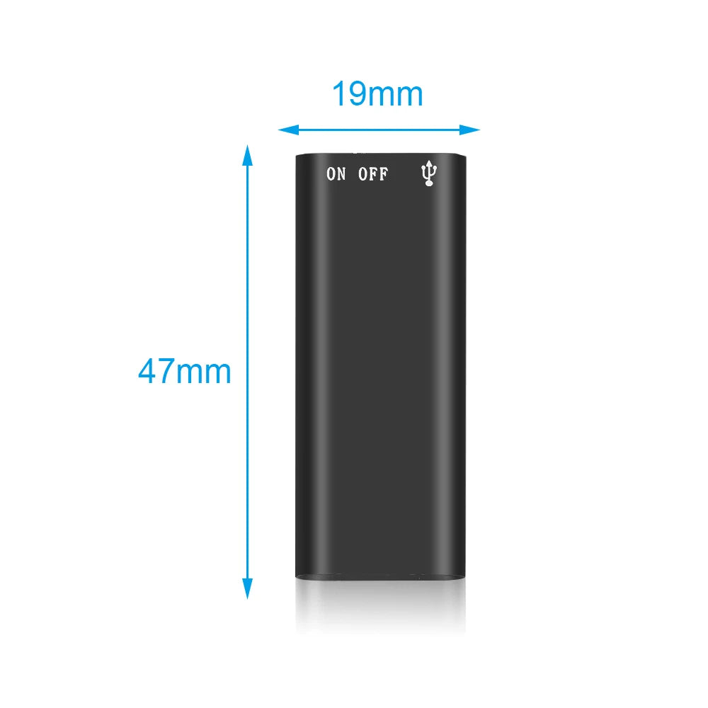 Portable Mini USB Pen 8GB 16GB 32GB Digital Audio Voice Recorder Mp3 Player 192Kbps Recording