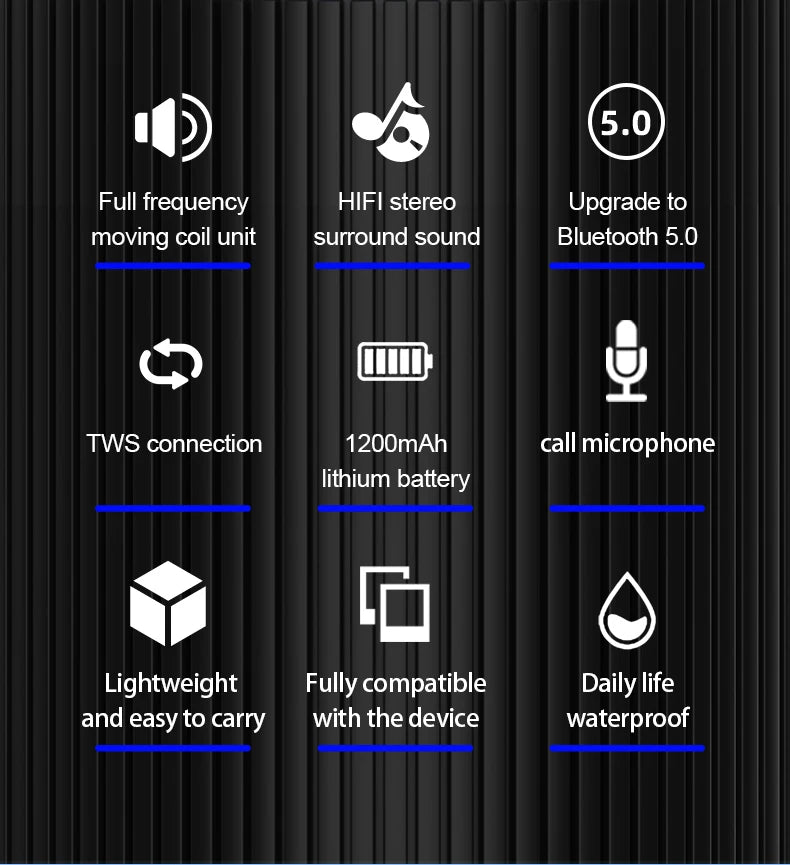 Original Lenovo K3 Pro Bluetooth Wireless Portable Speaker Mini Outdoor Loudspeaker Wireless Column 3D Stereo Music Surround Bas