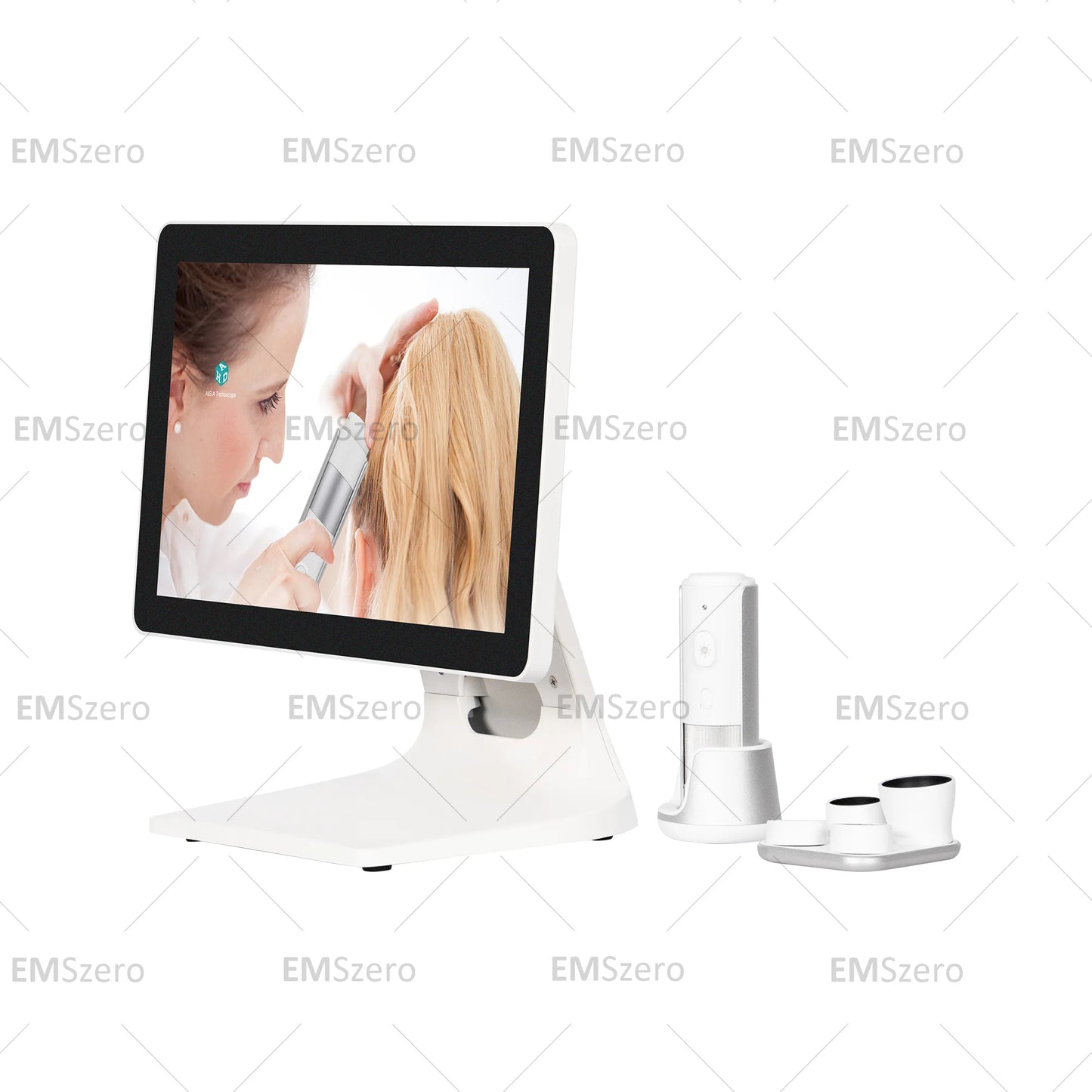 AI Analysis Scalp Care Handheld Hair Analyzer Mini Intelligent Access The Net Hair Detector Scalp Hair Follicle Analyzer Salon