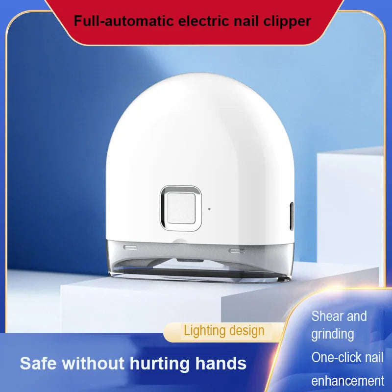 Xiaomi Youpin USB Electric Nail Clipper With LED Light Automatic Nail Grinder Trimmer Finger Toe Mini Portable Manicure Tools