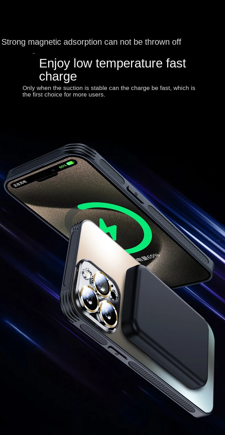 Latest Magnetic and Heat Dissipating iPhone 16 15 14 13 Pro Max plus Case – Full Coverage