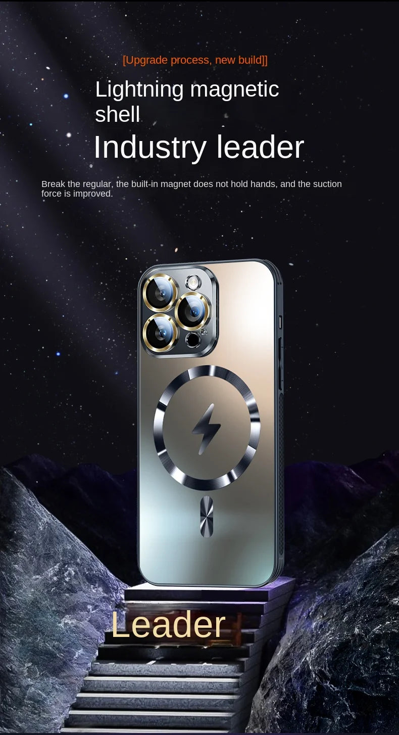 Latest Magnetic and Heat Dissipating iPhone 16 15 14 13 Pro Max plus Case – Full Coverage