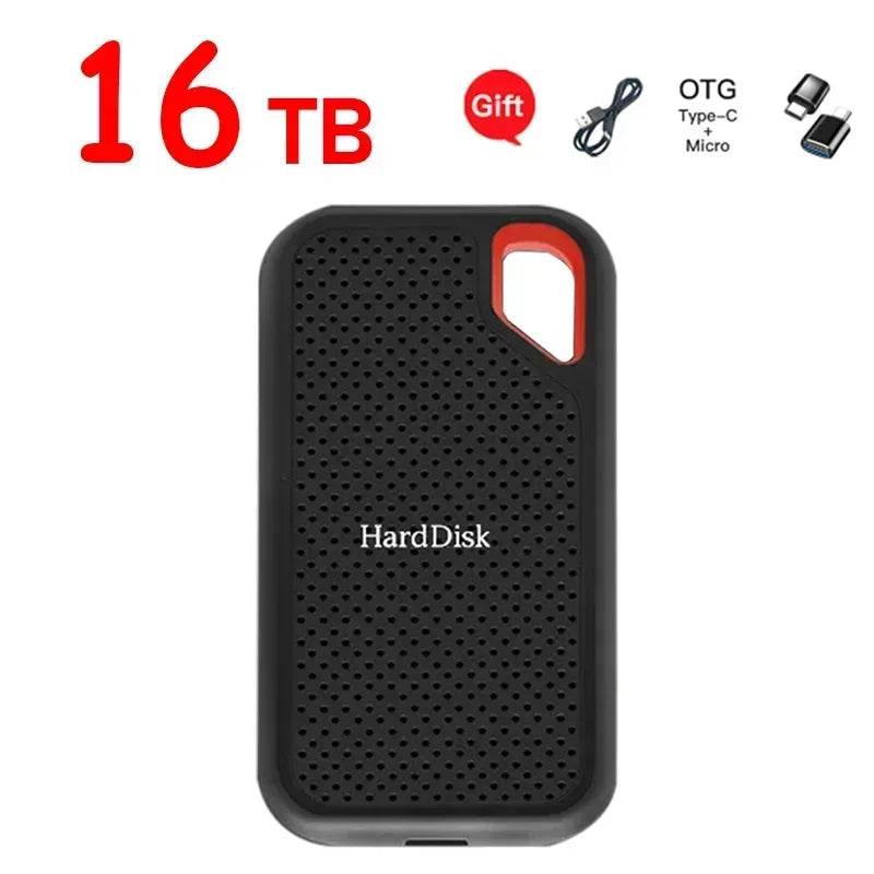 2025 Original SSD Hard Disk 1TB External Hard Drive 2TB Mobile Drive Hard Disk High Speed  for Laptop/Computer/PC ssd 2tb