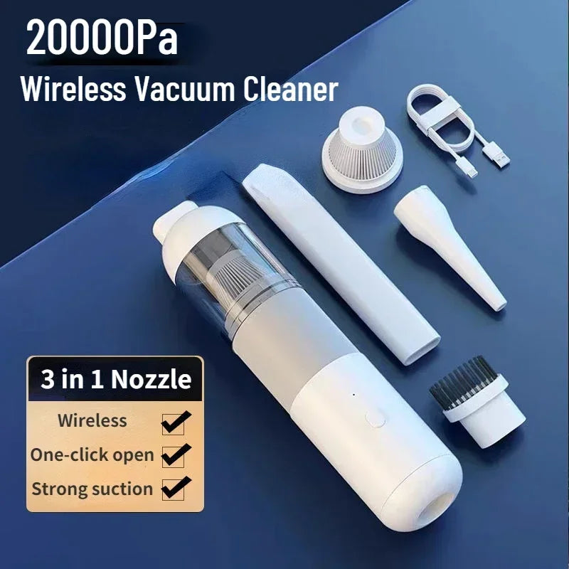20000PA Wireless New Car Vacuum Cleaner Portable Mini Handheld Vacuum Cleaner Smart Home Car Dual-purpose Mi Dust Catcher