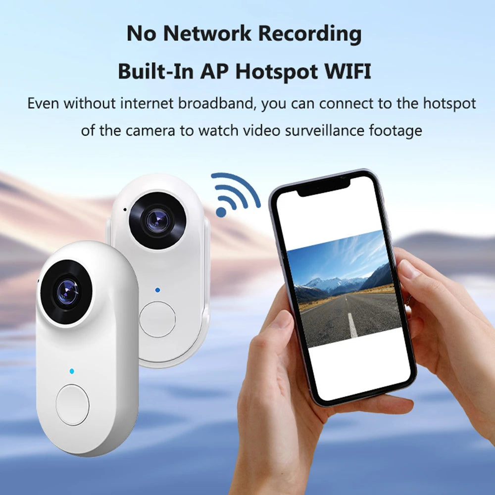 BOBLOV W4 2K Mini Body Camera Wearable 64GB Camera 360°Rotatable Clip & Magnetic Clip 800mAh Battery recording Cam For Outdoors