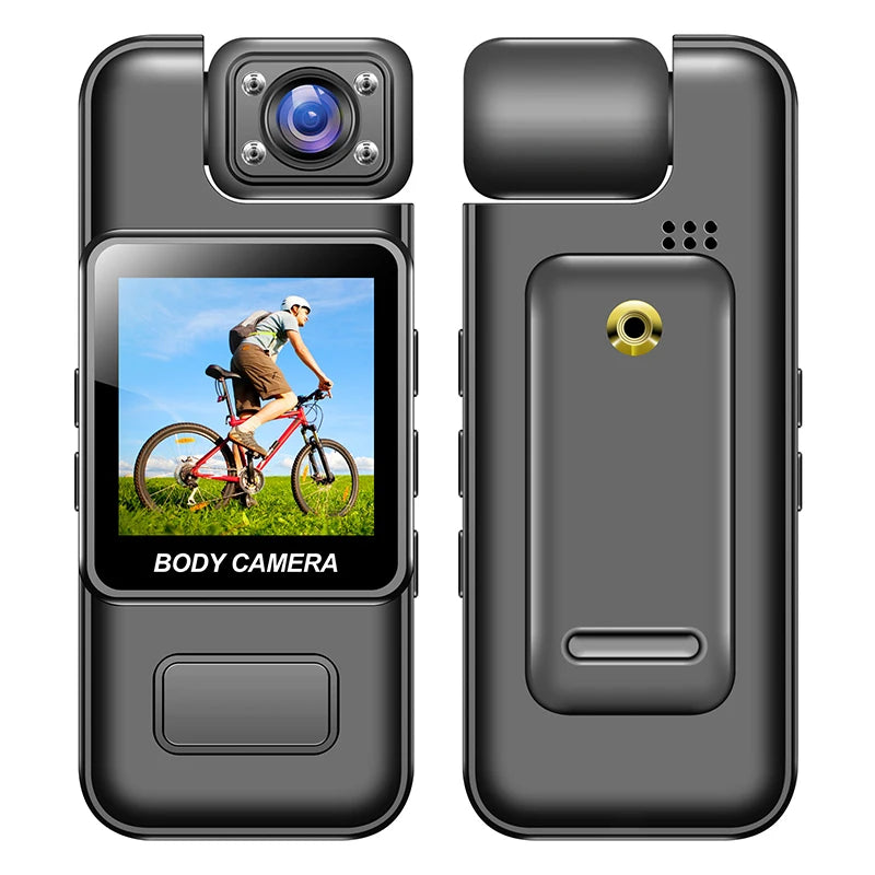 4K HD WiFi Mini Camera Portable Digital Video Recorder Color Screen Wearable Camera Night Vision Police Cam Small Bike Camcorder