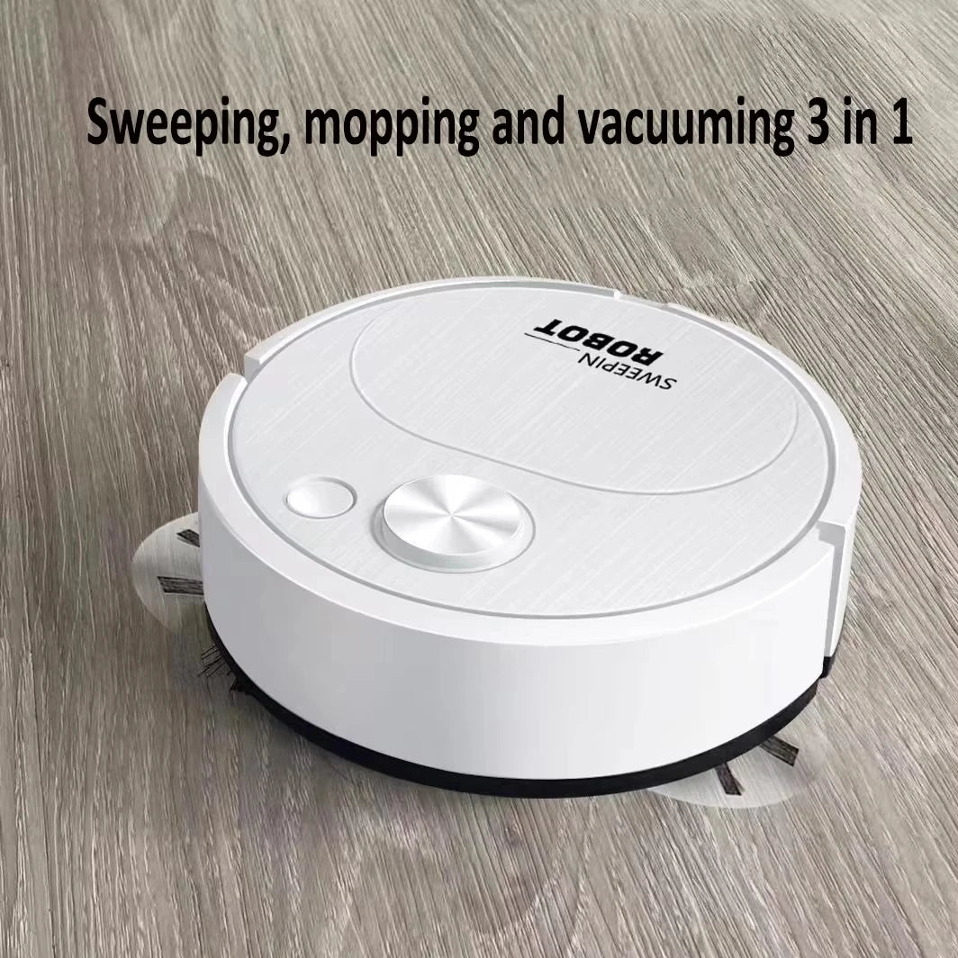3In1 Intelligent Sweeping Robot Vacuum Cleaner Low Noise Floor Sweeper Rechargeable Automatic Home Office Vacuum Carpet Cleaner