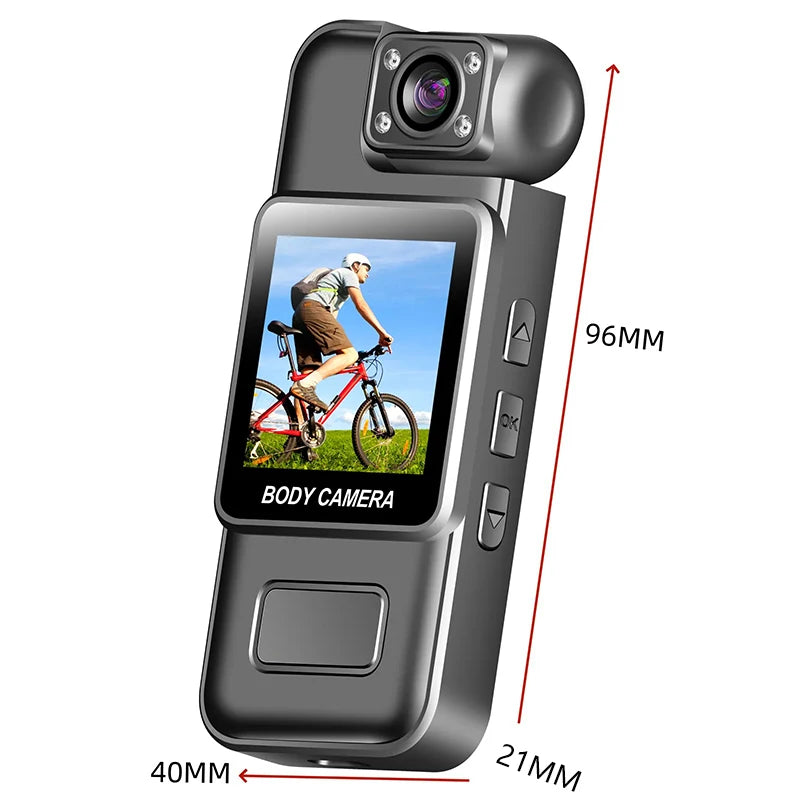 4K HD WiFi Mini Camera Portable Digital Video Recorder Color Screen Wearable Camera Night Vision Police Cam Small Bike Camcorder