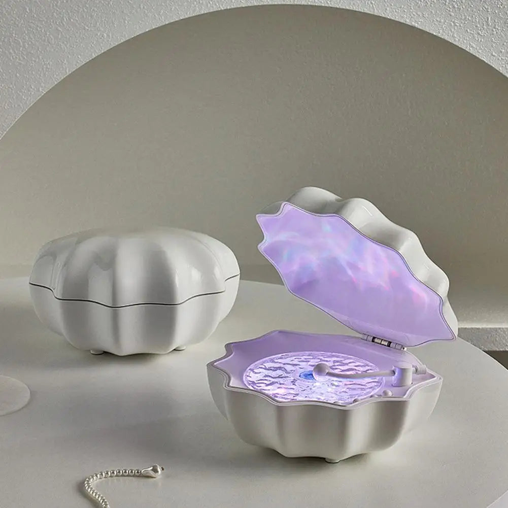 Creative Shell Light Wireless Bluetooth Speaker High-quality Subwoofer Sleeping Desktop Ornaments Romantic Gift For Friends