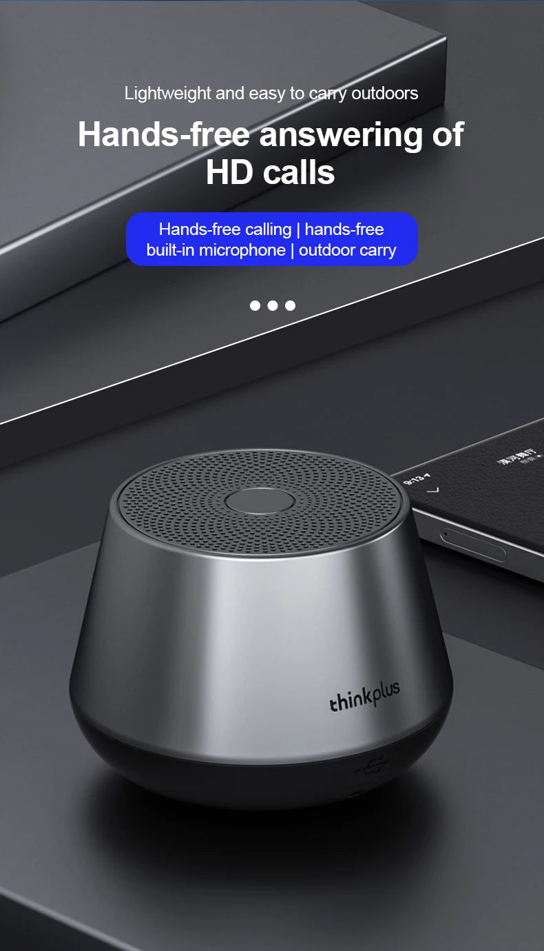 Original Lenovo K3 Pro Bluetooth Wireless Portable Speaker Mini Outdoor Loudspeaker Wireless Column 3D Stereo Music Surround Bas