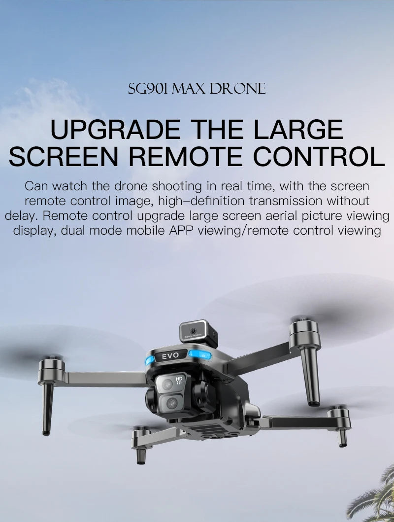 Xiaomi SG901 MAX GPS Drone Professional 8K Aerial HD Avoiding Obstacle with Large Screen Remote Control Folding Brushless Drone