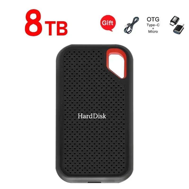 2025 Original SSD Hard Disk 1TB External Hard Drive 2TB Mobile Drive Hard Disk High Speed  for Laptop/Computer/PC ssd 2tb