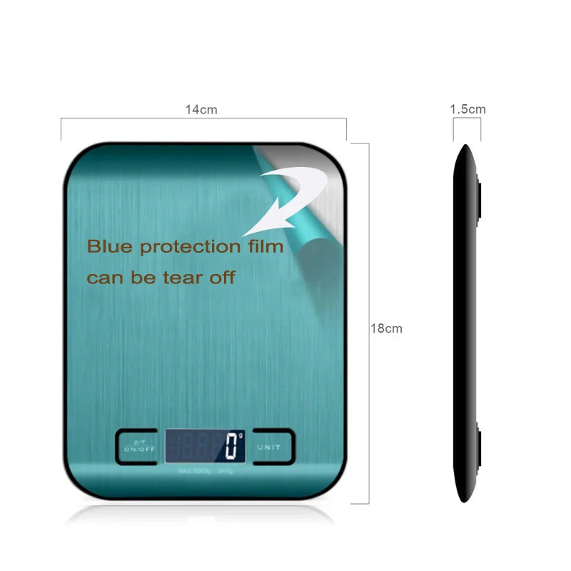 500g/0.01g Jewelry Portable Scale 3kg/0.1g Digital Display Scale Baking Electronic Scale Personal Table Scale Kitchen Food Scale