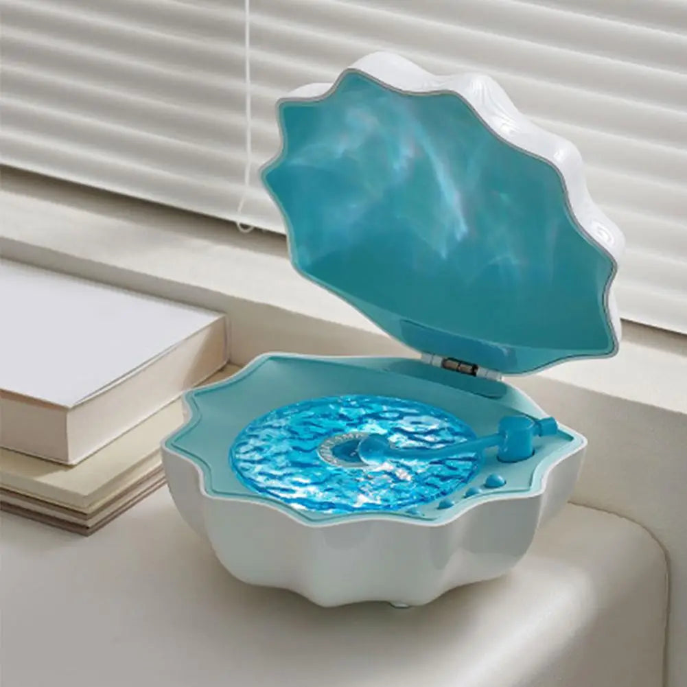 Creative Shell Light Wireless Bluetooth Speaker High-quality Subwoofer Sleeping Desktop Ornaments Romantic Gift For Friends