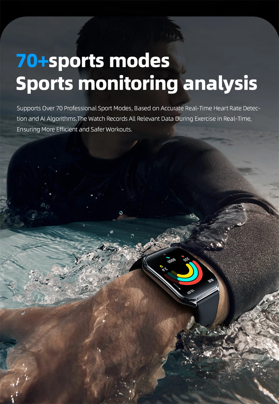 2025 New Ultra Thin Smart Watch Men 1.96"AMOLED 368*448 HD Display Always Show Time Health Monitor Waterproof BT Call Smartwatch