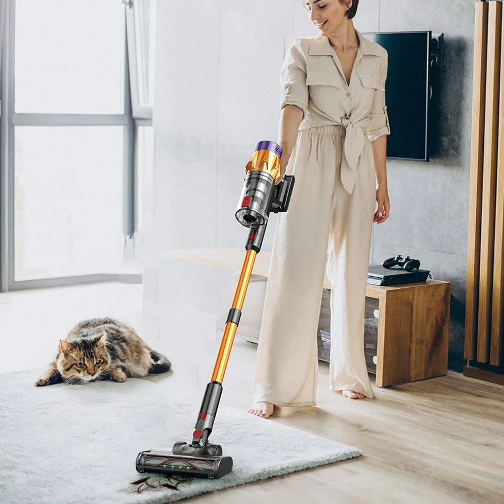 Wireless Vacuum Cleaner 550W 45KPA Strong Suction Portable Dust Cleaning Machine 1.2L Dust Cup Home  Cleaner