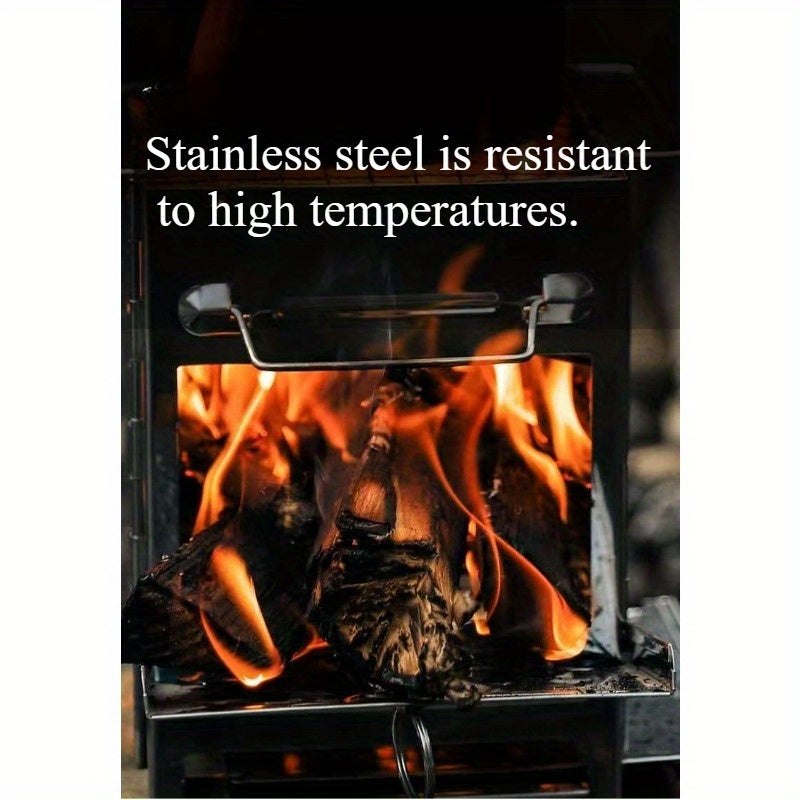 Encounter The Wonderful Outdoors, Starting From Owning An Integrated Folding Mini Stainless Steel Charcoal Stove.