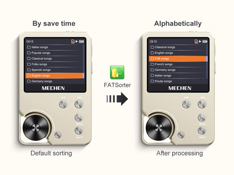 MP3 Player Lossless DSD High Definition Portable Hi-Fi Digital Audio Music Player With 64GB Memory Card Supports Up to 256GB